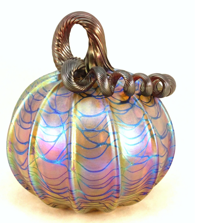 Small Gold Vines Pumpkin