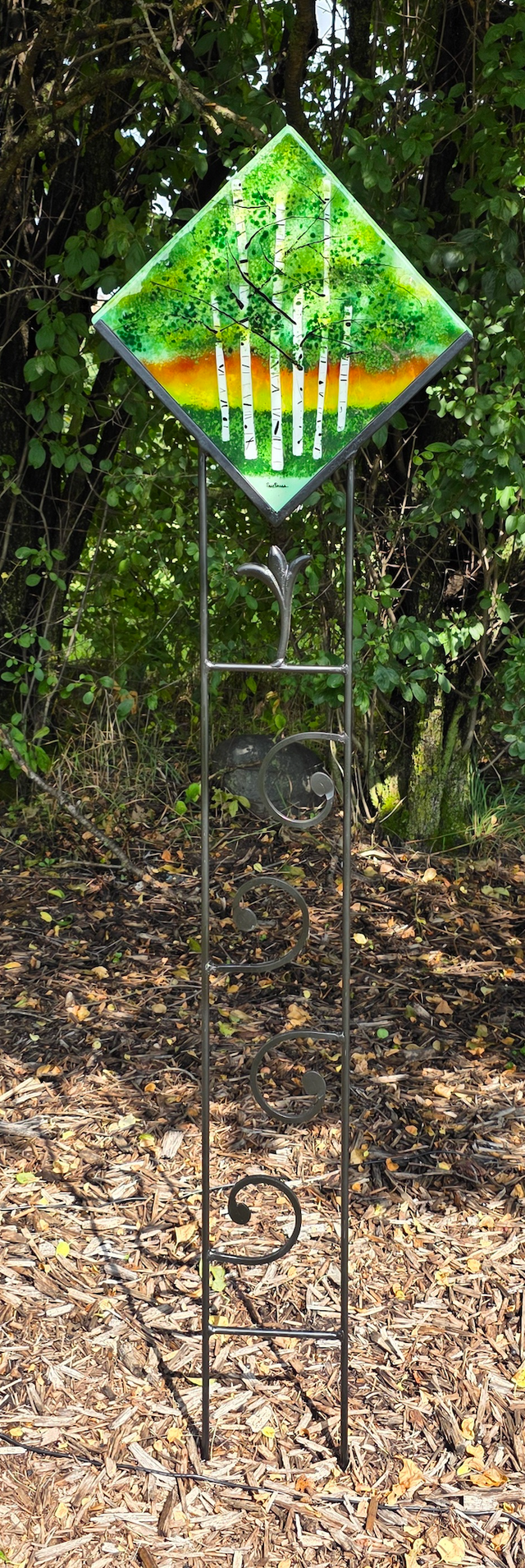 Birch and Sunshine Outdoor Sculpture