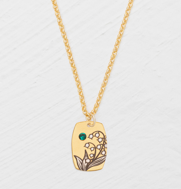 Birth Flower Necklace