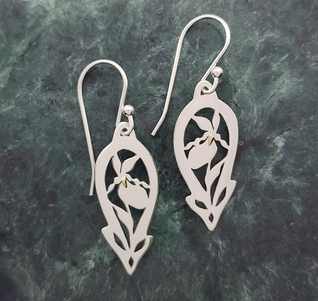 Medium Lady Slipper Earrings