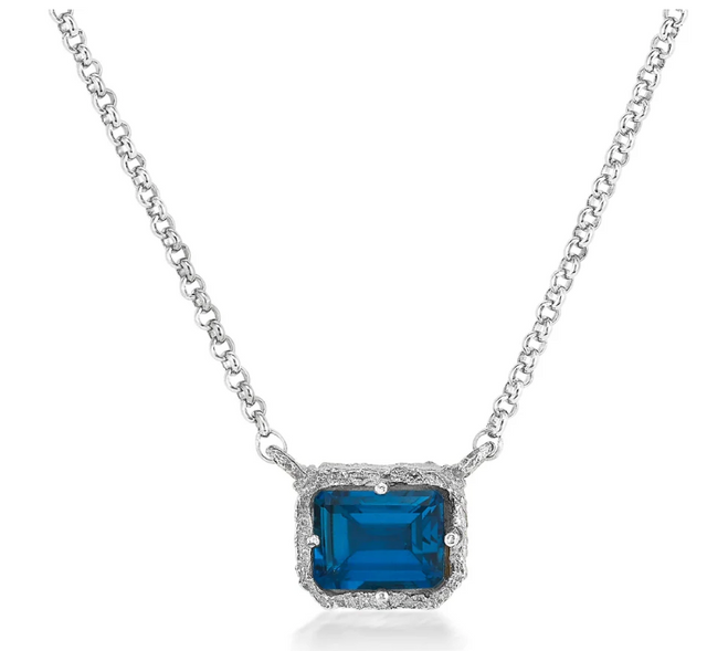 London Blue Topaz Vermeil Necklace