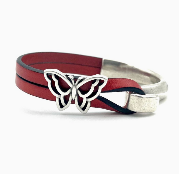 Red Butterfly Bracelet