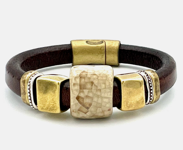 Buffalo Spirit Leather Bracelet