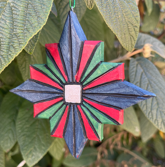 Quilt Star Ornament