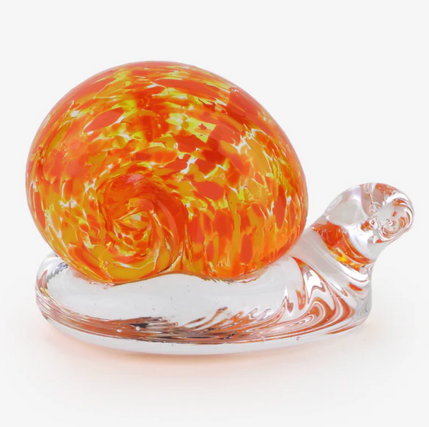 Snail Glass Sculpture