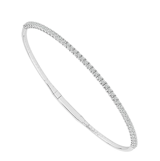 .5 CT Classic Diamond Flexi Bangle