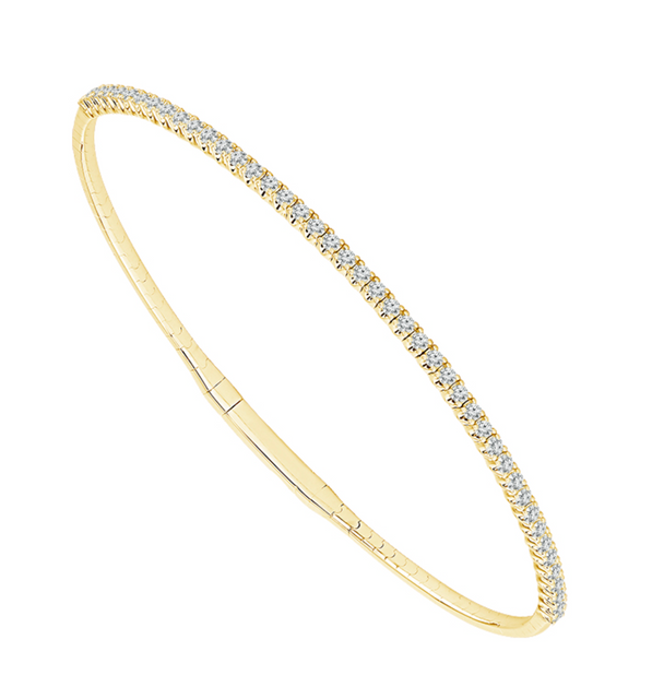 .5 CT Classic Diamond Flexi Bangle