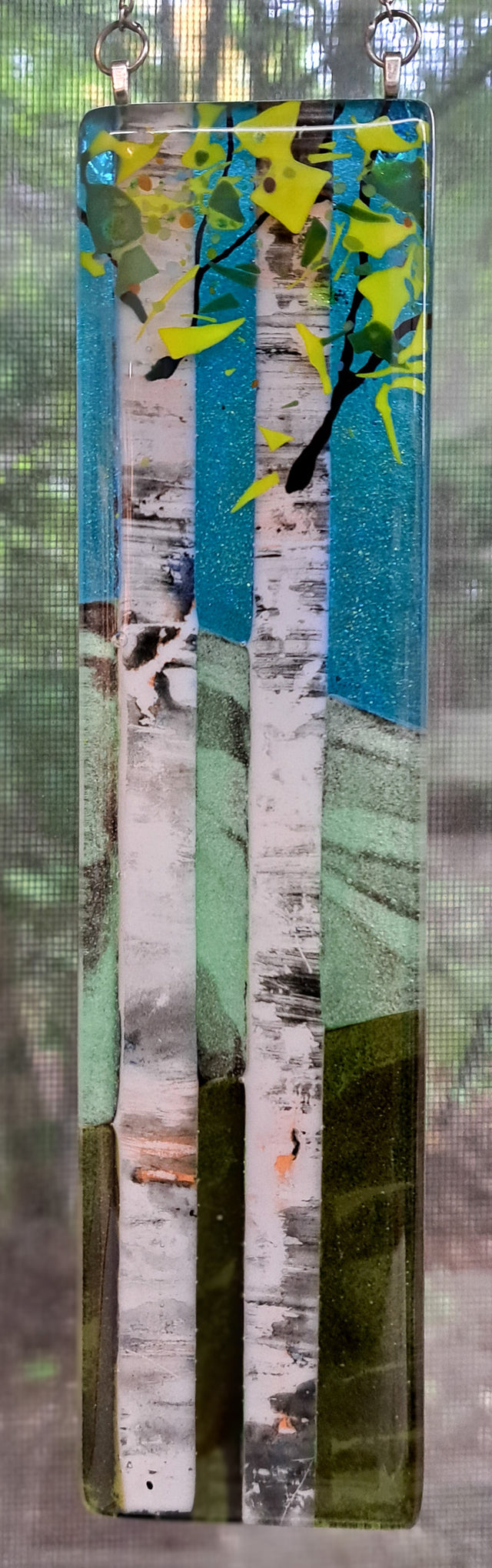 Medium Birch Tree Window Hanger