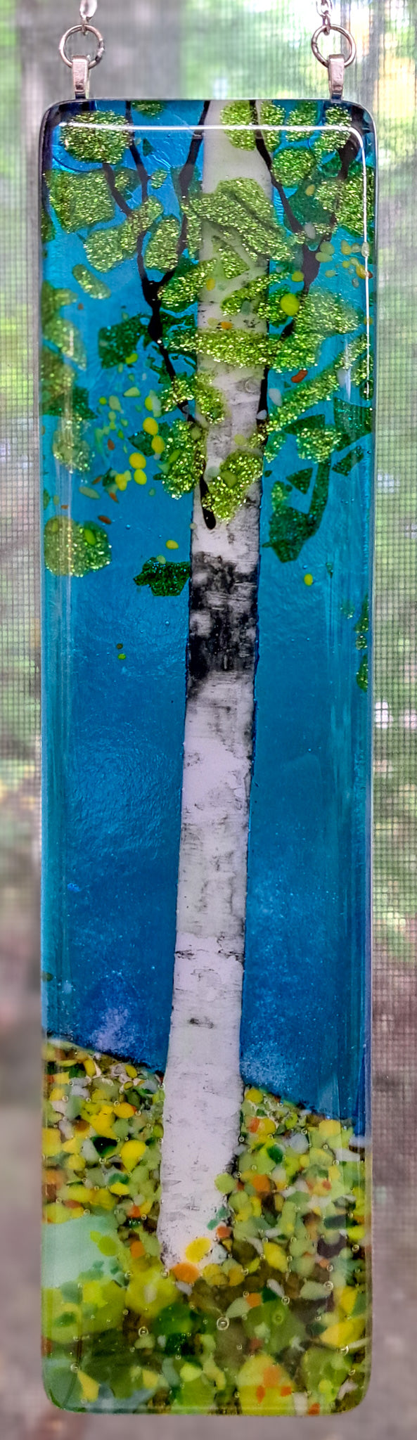 Medium Birch Tree Window Hanger