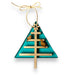 Birds in A Tree Ornament Teal