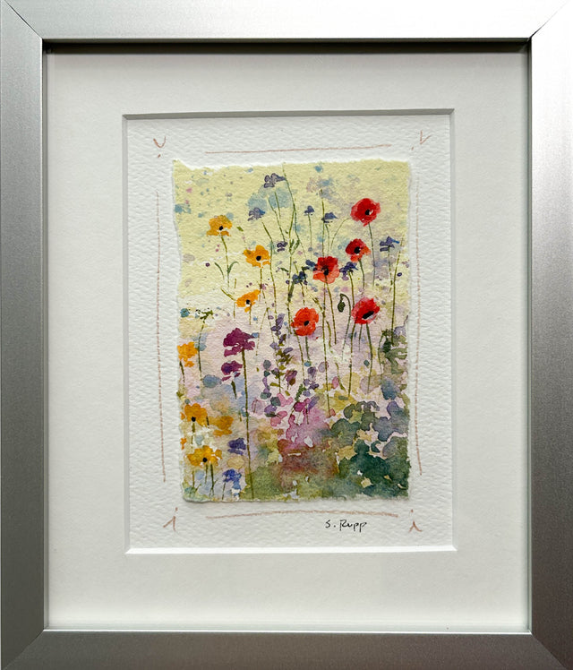 Wildflower I framed card #55