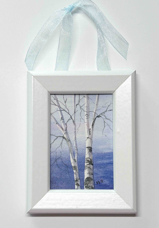 Winter Birches Ornament #4