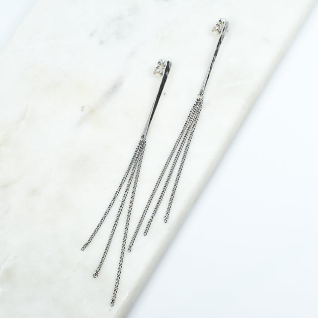 Long Wedge Earrings