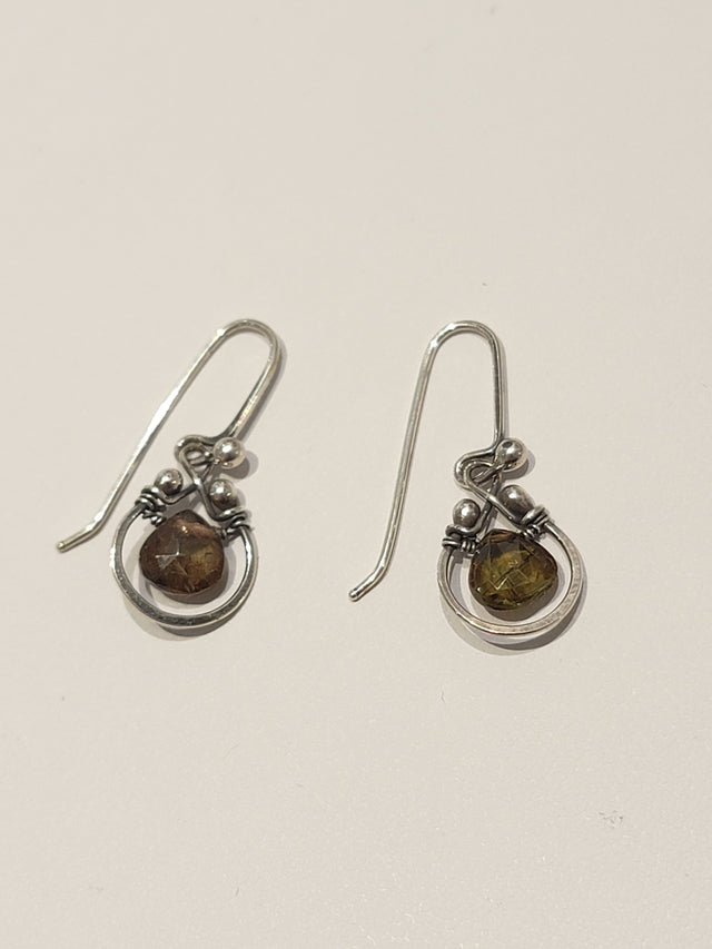 Andalucite Horseshoe Earrings