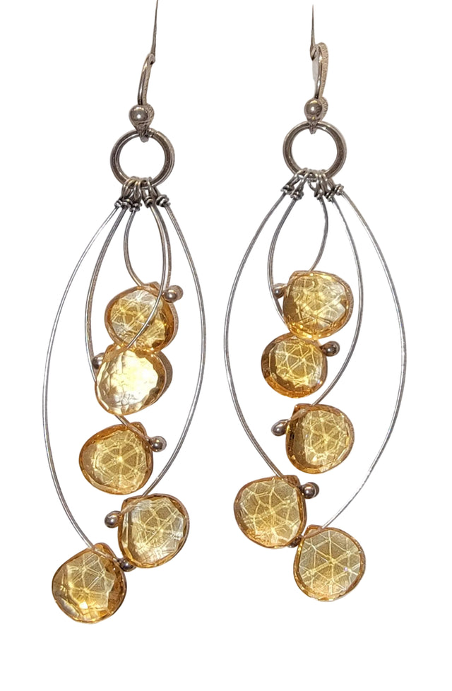 Citrine Multi Tickle Earrings