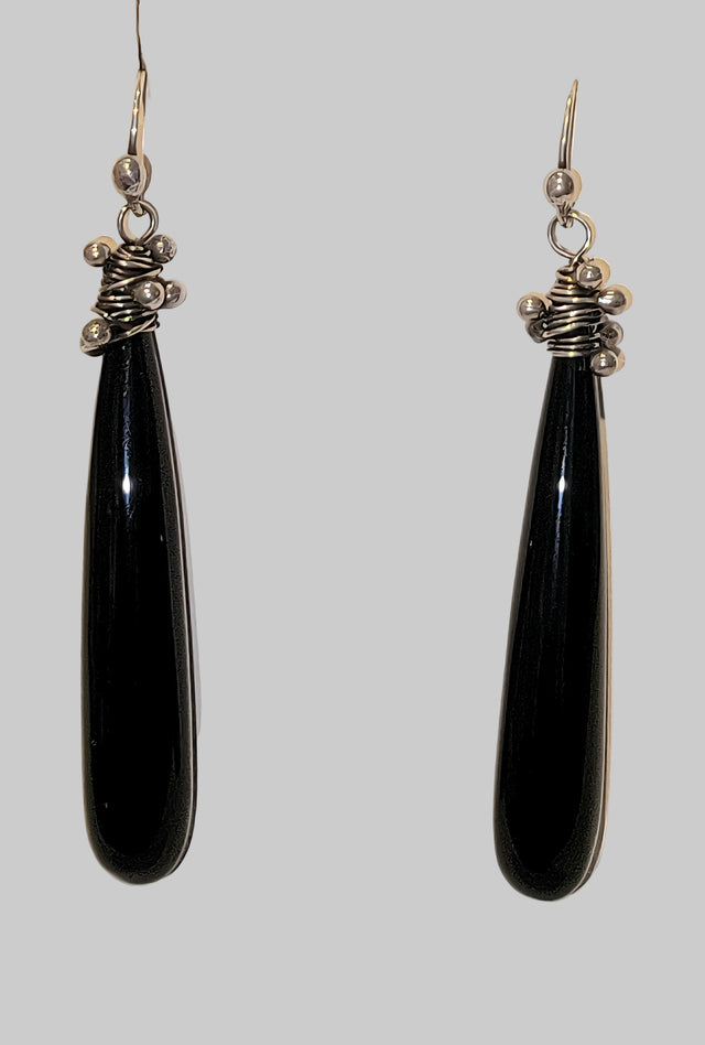 Onyx Swarm Earrings