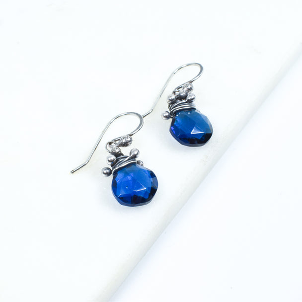 Blue Quartz Tiny Swarm Earrings