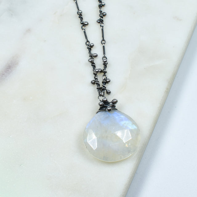Moonstone Swarm Necklace
