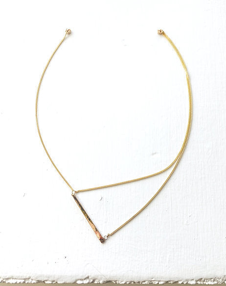 14K Gold Fill Bandana Necklace