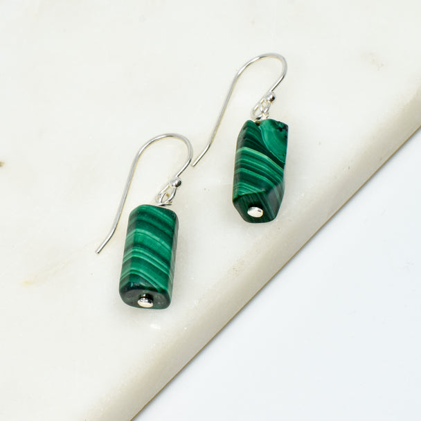 Malachite Earrings