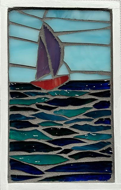Breezy Sail: Door County Postcard