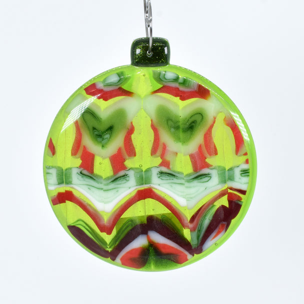 Kaleidoscope Holiday Colored Ornament