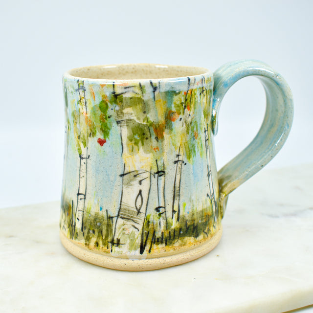 Fall Heart Birch Mug