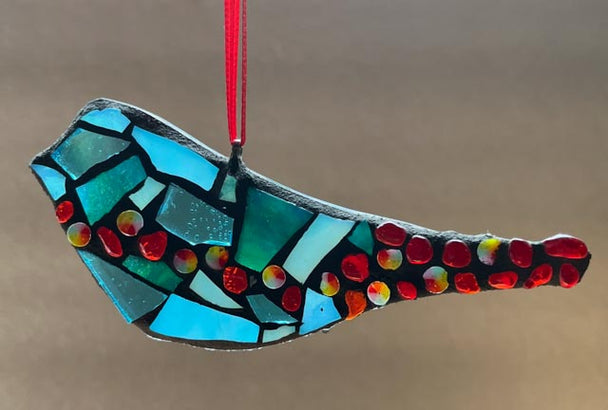 Funky Bird Ornament