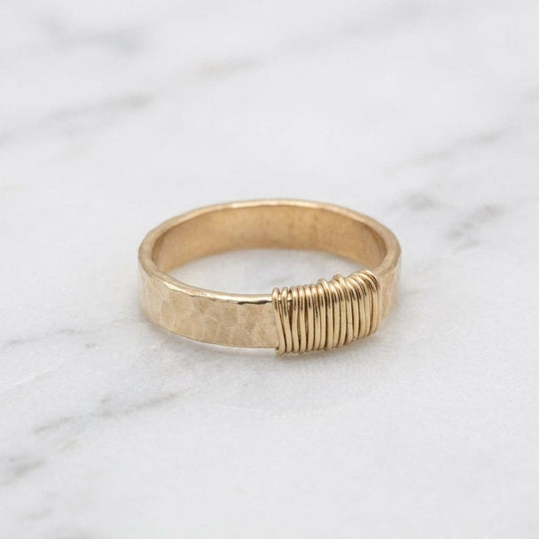 Gold Tether Ring