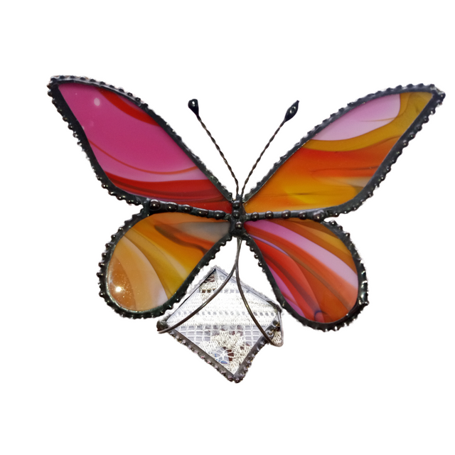 Butterfly on Bevel Stand I