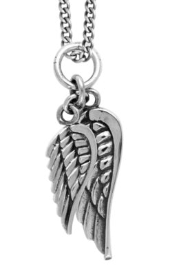 Double Wing Pendant Necklace