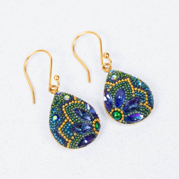 Gold Plate Small Pearl Earrings