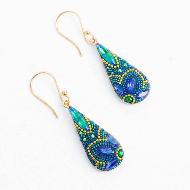 Crystal Morning Drop Earrings