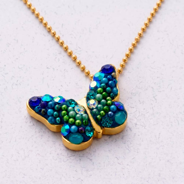 Golden Breeze Gold Plated Bijou Mariposa Necklace
