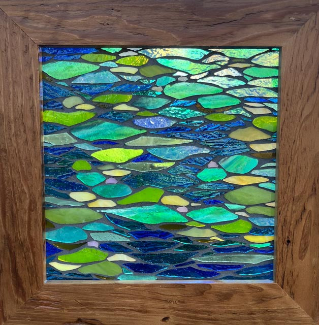 Lily Pad Mosaic Window