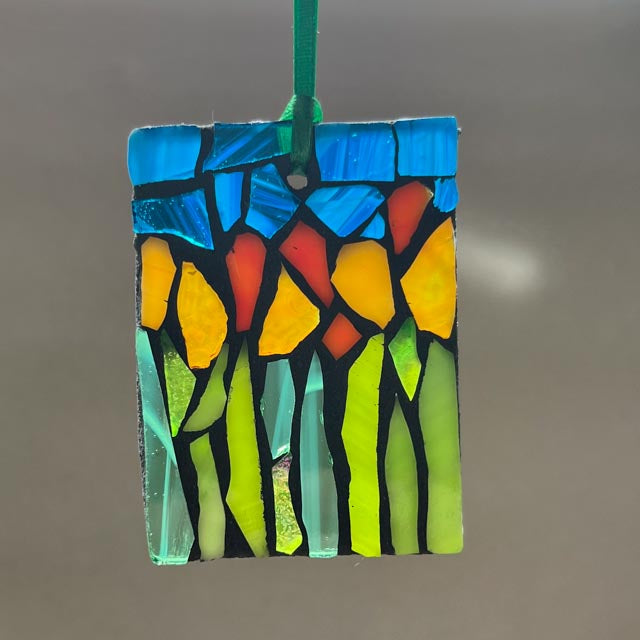 Orange Garden Ornament