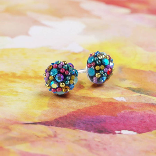 Bright Sphere Post Earrings