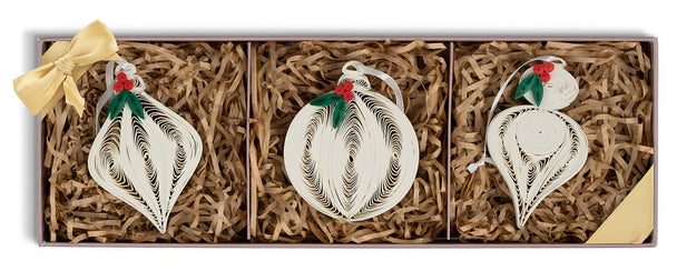 Quilled Vintage Shaped Ornaments