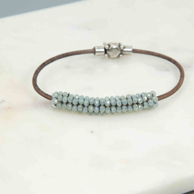 Aqua Mist Crystal Bracelet
