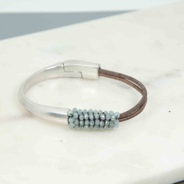 Aqua Mist Crystal Bracelet