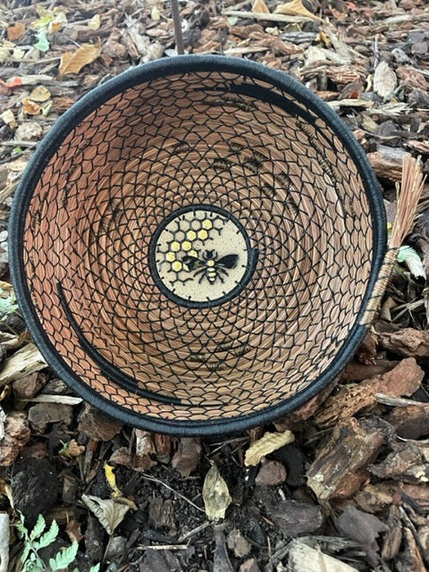 Honeycomb Bee Basket