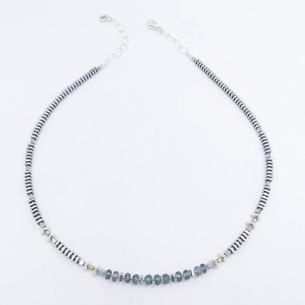 Gray Mystic Topaz Necklace by Arlee Kasselman, Plum Bottom Gallery Online Exclusive
