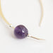 Sterling Silver Earring With Amethyst