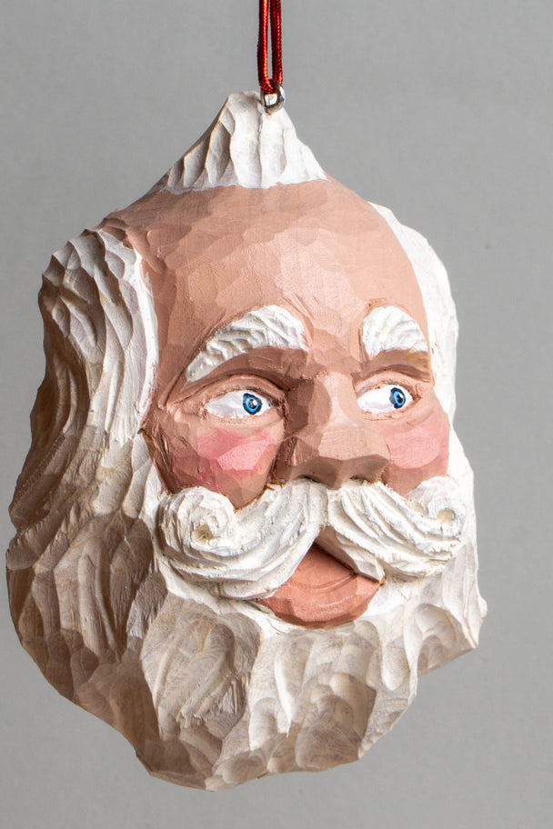 Bald Santa Head Ornament