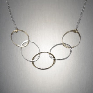 Five Ovals Chain Necklace