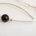 Sterling Silver Earring With Onyx