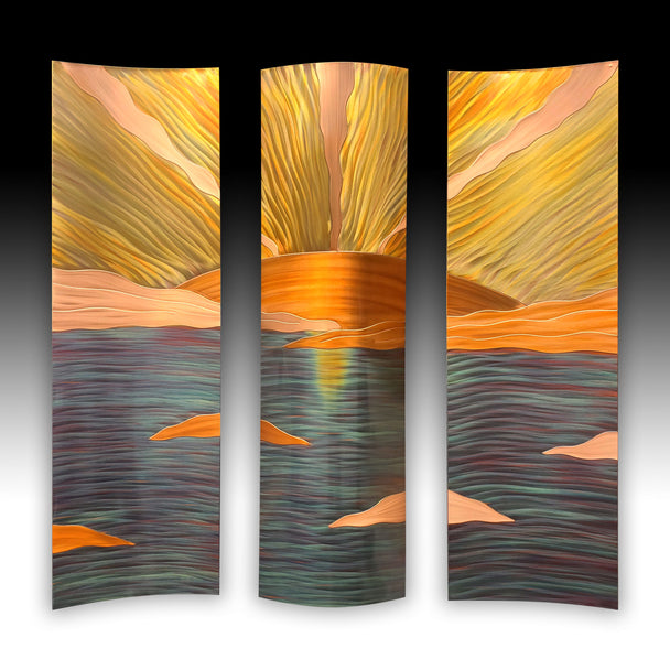 New Horizons Triptych 47X50