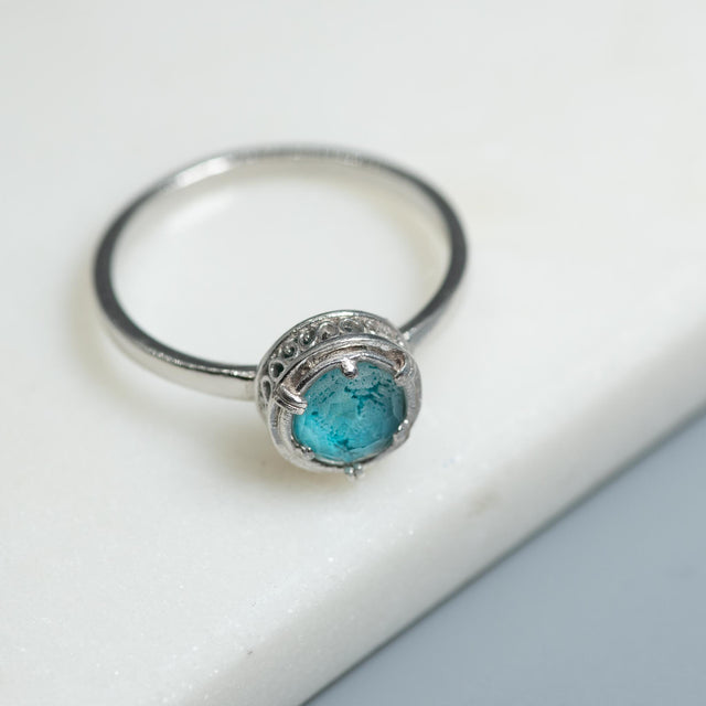 Chrysocolla Doublet Ring