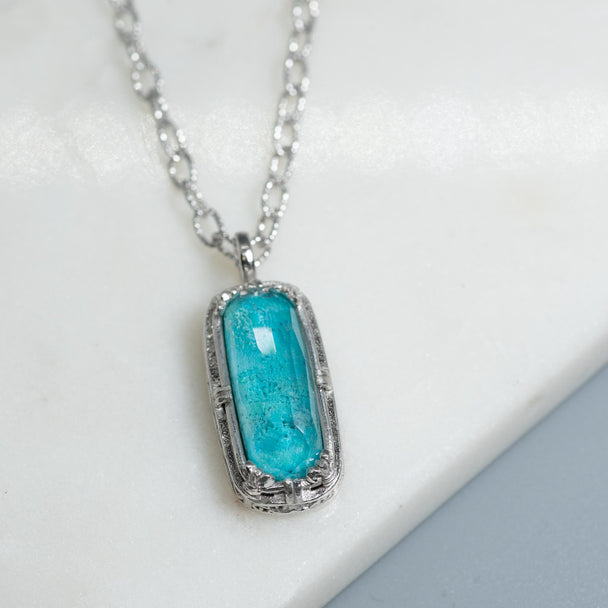 Chrysocolla Doublet Necklace