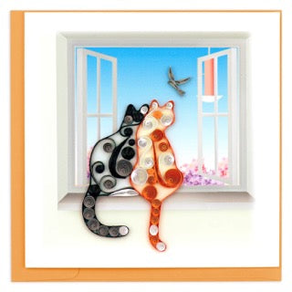 Two Cats Card